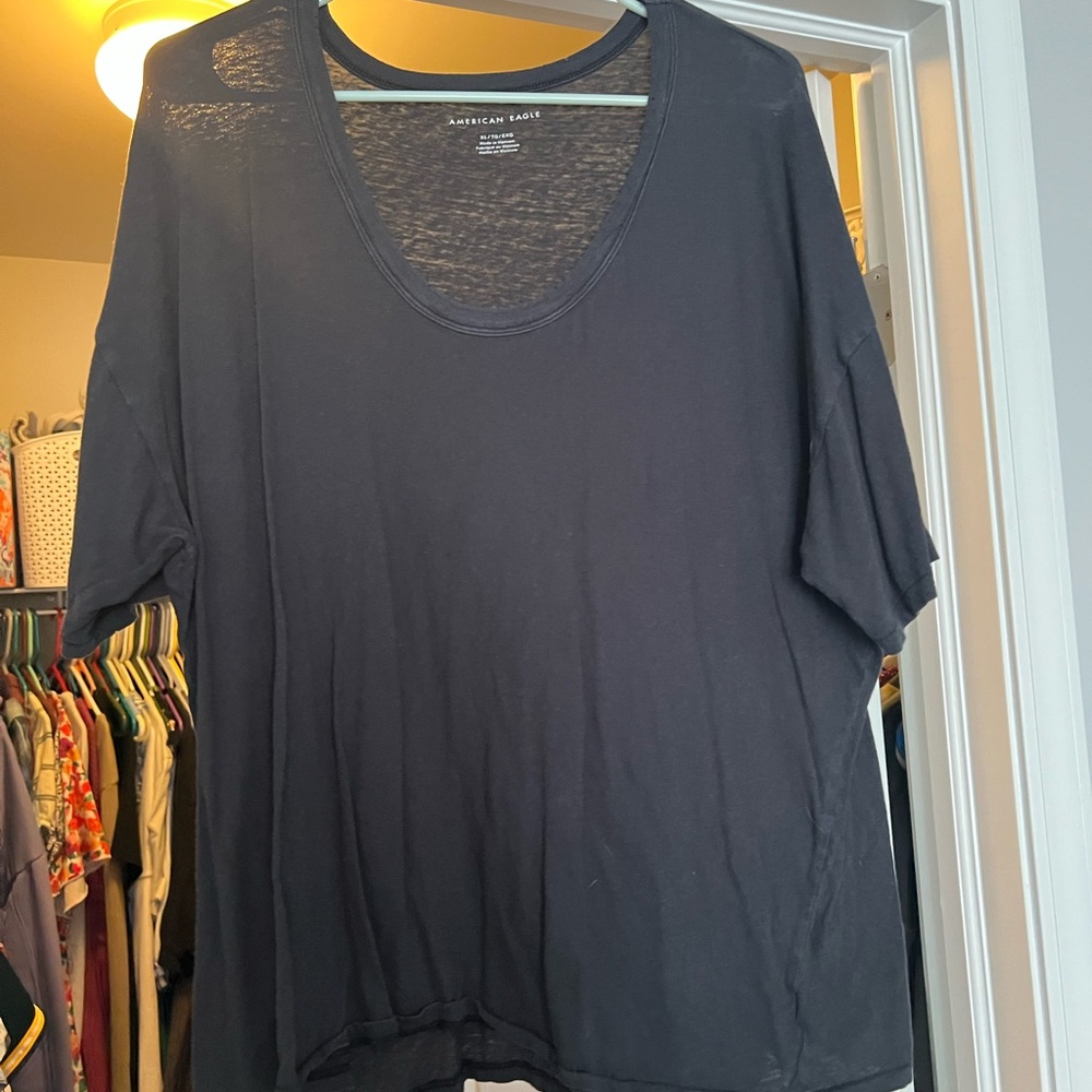 American Eagle Charcoal Tee